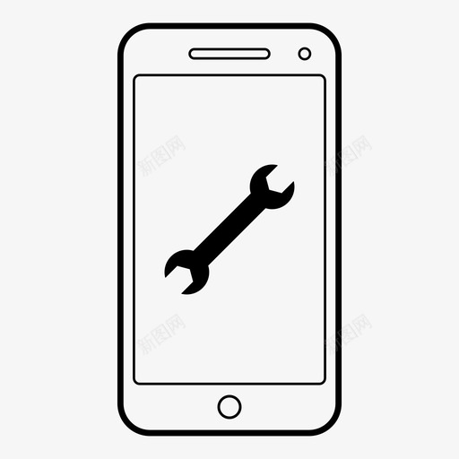 设置应用程序修复svg_新图网 https://ixintu.com 应用程序 智能 手机 设置 修复 移动 参数