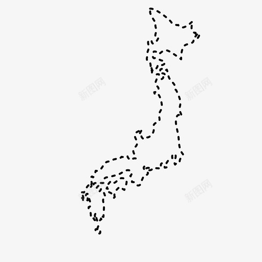 日本国家地理svg_新图网 https://ixintu.com 日本 日本国 国家 国家地理 地图