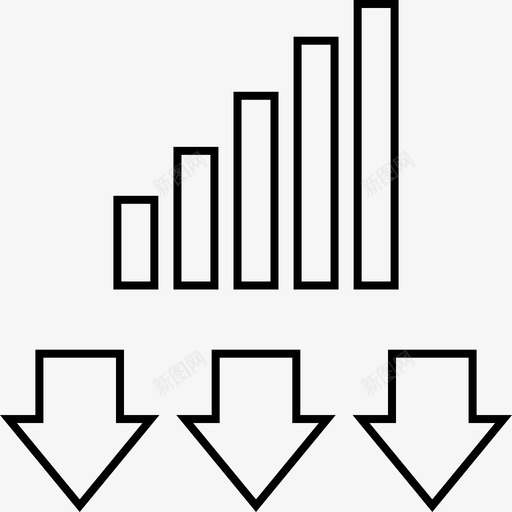 数据下降漫游者在线svg_新图网 https://ixintu.com 信息 数据 图形 下降 箭头 设备 颜色 巴特 丁巴特 硬粒 在线