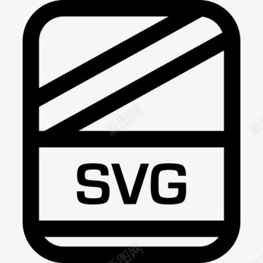 svg文档名扩展名图标