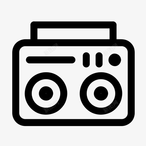 收音机晶体管立体声svg_新图网 https://ixintu.com 收音机 晶体管 立体声 电台 聚会 噪音 音乐舞蹈 音箱 音量