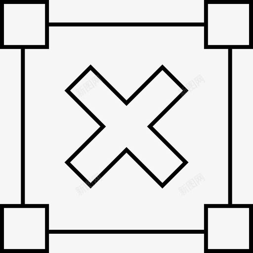 抽象十字架抽象3光svg_新图网 https://ixintu.com 抽象 十字架