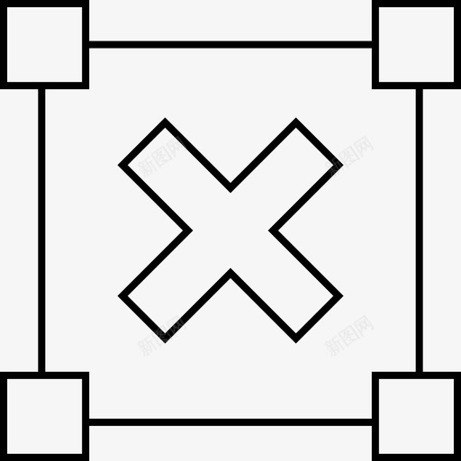 抽象十字架抽象3光svg_新图网 https://ixintu.com 抽象 十字架