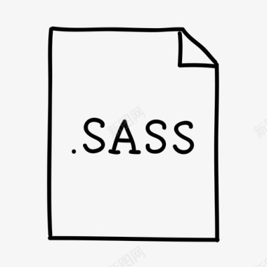 sass文件文档文件类型图标