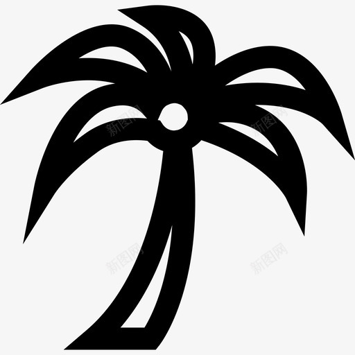 棕榈树符号svg_新图网 https://ixintu.com 语言 埃及 文化 棕榈树 符号 绿洲 沙漠 加利 利福 尼亚 古代