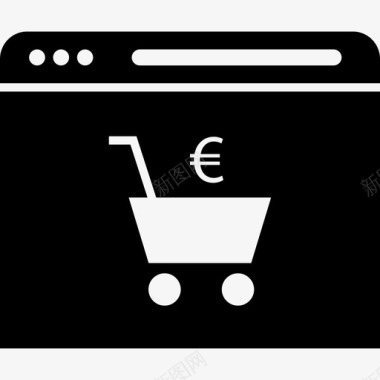 网上购物交易搜索引擎优化图标