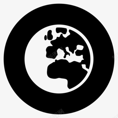 公共全球心脏图标