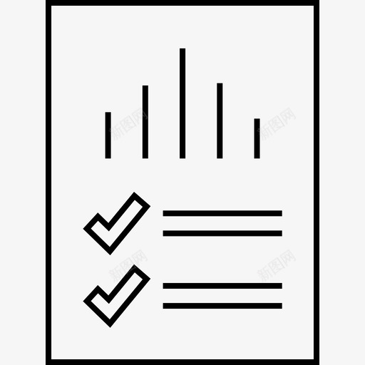 报表文档页面图形svg_新图网 https://ixintu.com 报表 文档 页面 图形 文件 数据 复选 标记 项目 符号 文本