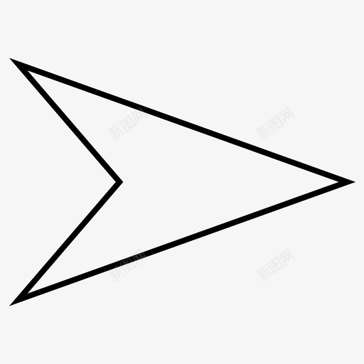箭头三角形显示方向svg_新图网 https://ixintu.com 箭头 三角形 显示 方向右 向右 指向 移动 标记 武器