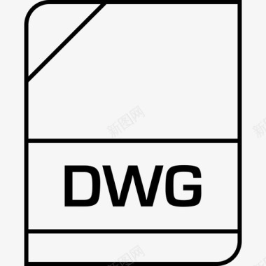 dwg文档扩展名文件图标