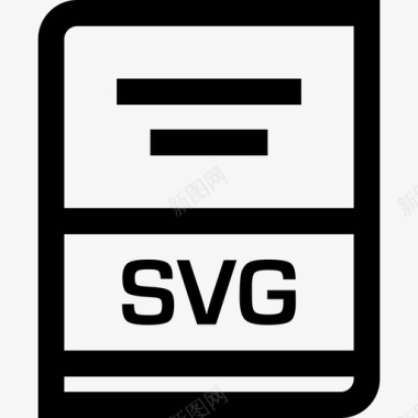 svg文档名扩展名图标