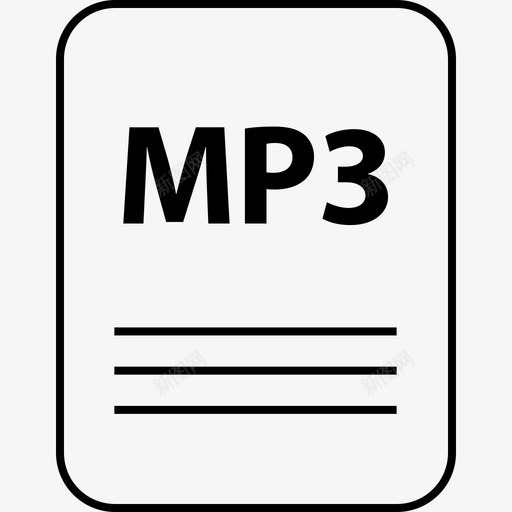 mp3文件名6浅色svg_新图网 https://ixintu.com 文件名 浅色