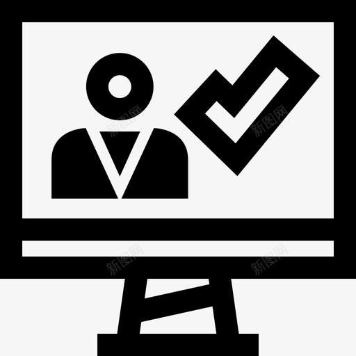 监视器数据信息图形svg_新图网 https://ixintu.com 信息 图形 监视器 数据 正常 联机 粗体