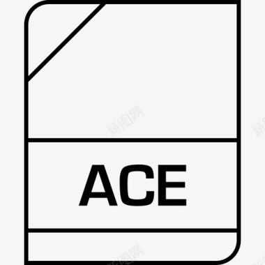 ace文档扩展名文件图标