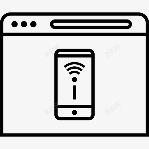 智能手机网络浏览器文本svg_新图网 https://ixintu.com 网络 浏览器 搜索引擎 优化 智能 手机 手机网 文本 小型 在线 互联网
