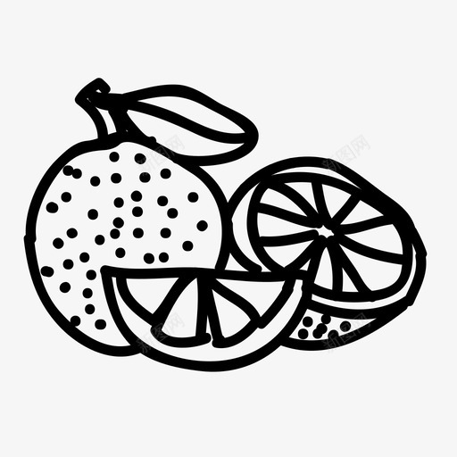 酸橙农场食品svg_新图网 https://ixintu.com 水果 酸橙 农场 食品 果汁 柑橘 橙子 手绘