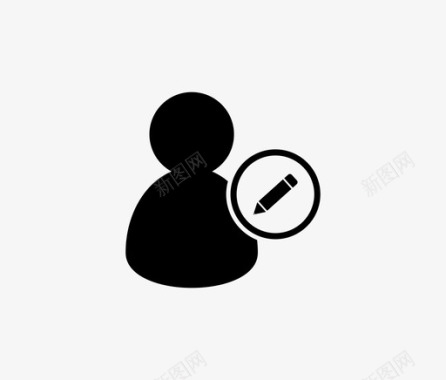 用户编辑信息图标