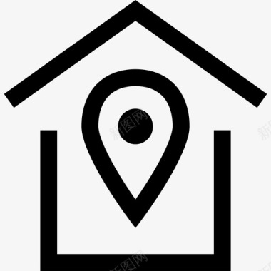 房屋位置gps房屋图标