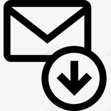 接收电子邮件检查消息获取消息图标