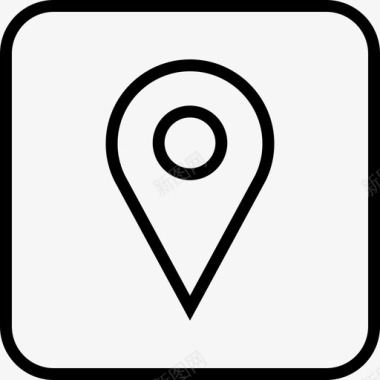 地图别针保存的坐标保存的地址图标