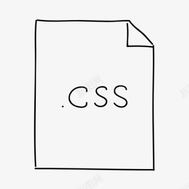 css文件文档文件类型图标