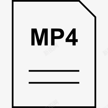 mp4avi文档图标