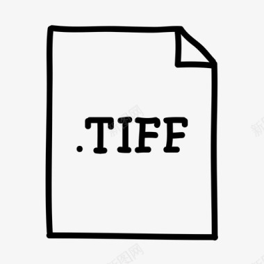 tiff文件文档下载图标