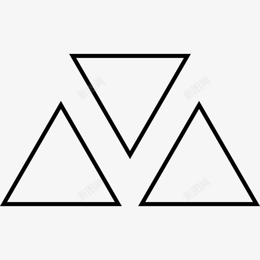 抽象三角形三出售svg_新图网 https://ixintu.com 抽象 三角形 三出 出售 持有 黄金 设计 创意 大胆