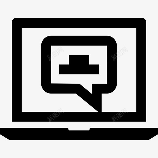 网络短信屏幕帖子svg_新图网 https://ixintu.com 短信 网络 屏幕 帖子 在线 显示器 笔记本 电脑 聊天 泡泡 粗体