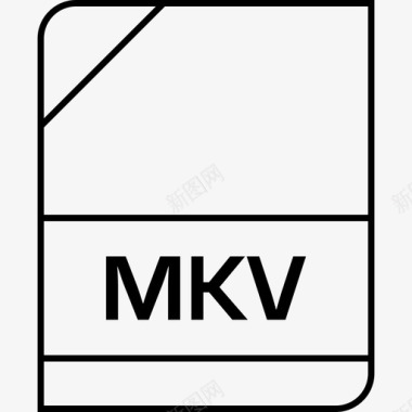 mkv文档扩展名文件图标