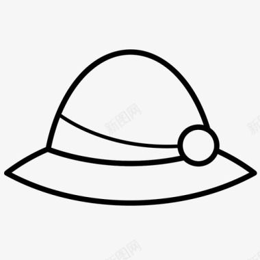 帽子标志女性图标