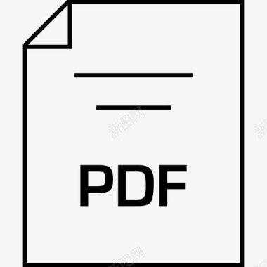 pdf文档扩展名文件名图标
