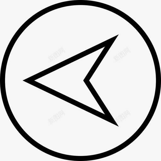 向左箭头符号指针svg_新图网 https://ixintu.com 箭头 向左 符号 指针 信息 文档 方向 数据 十二