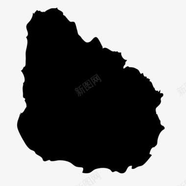 乌拉圭国家地理图标