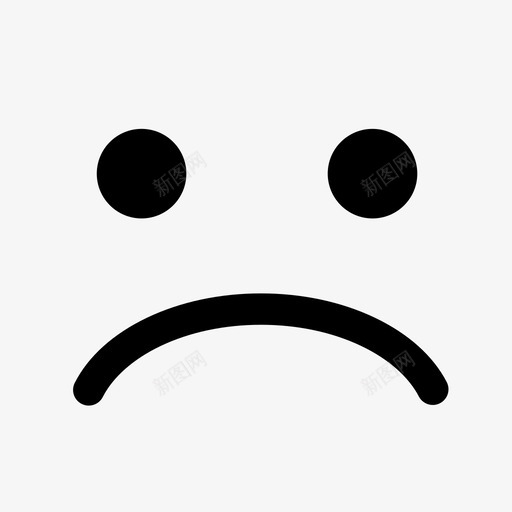 faifay悲伤的脸svg_新图网 https://ixintu.com 失败 悲伤 败的 脸线 量表