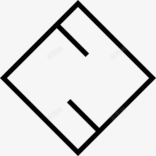 抽象创意立方体svg_新图网 https://ixintu.com 抽象 创意 立方体 设计 形状 轮廓