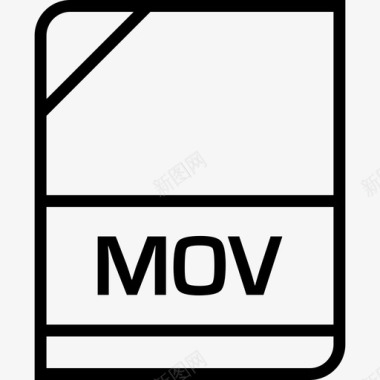 mov文件名文档扩展名图标