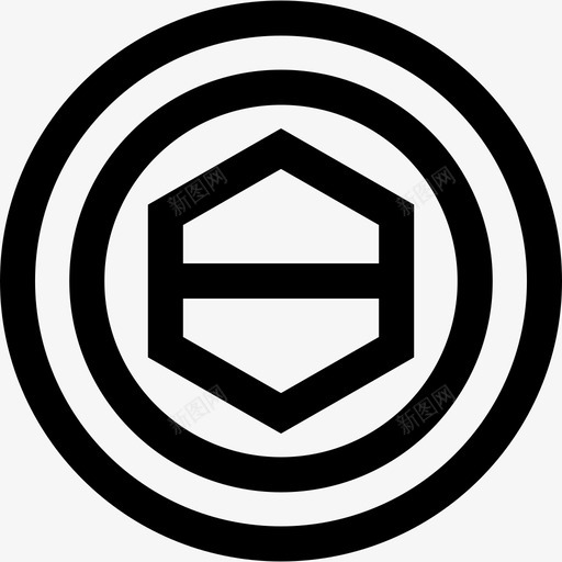 抽象设计创意十六进制svg_新图网 https://ixintu.com 抽象 设计 创意 十六进制 形状 加粗