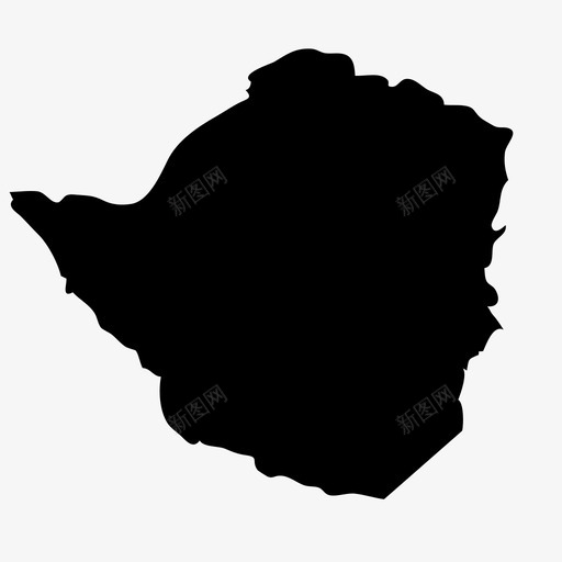 津巴布韦国家地理svg_新图网 https://ixintu.com 津巴布韦 国家 国家地理 地图