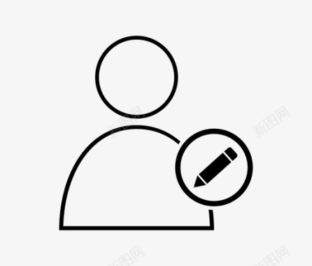 用户编辑信息图标