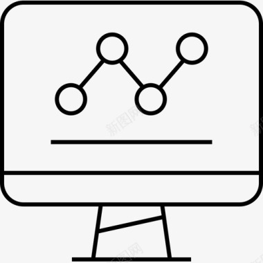 在线信息图形数据信息图形图标