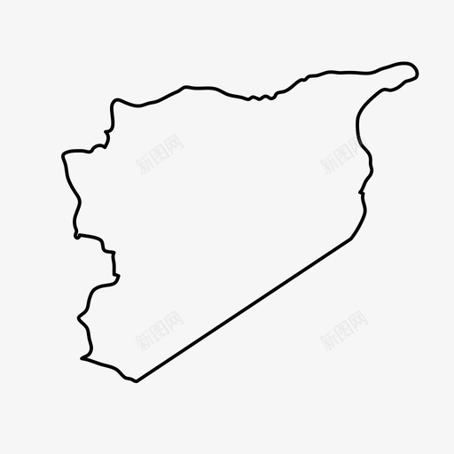 叙利亚国家地理svg_新图网 https://ixintu.com 叙利亚 国家 国家地理 地图