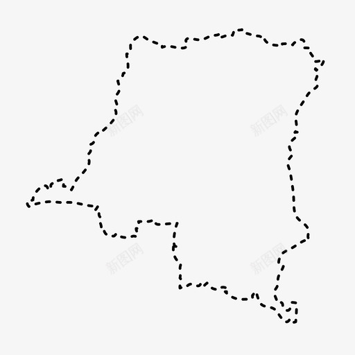 刚果民主共和国国家地理svg_新图网 https://ixintu.com 刚果 民主 共和国 国家 国家地理 地图