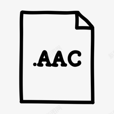 aac文件文档下载图标