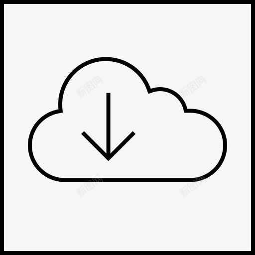 clouddown活动下载svg_新图网 https://ixintu.com 活动 下载 在线