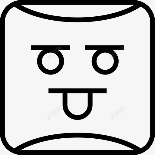 表情1脸svg_新图网 https://ixintu.com 表情 傻子