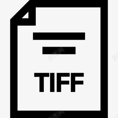 tiff文档扩展名文件名图标