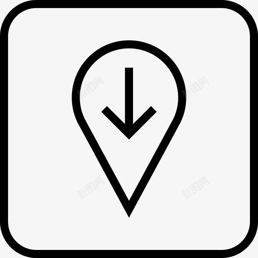 地图锁定标记设置svg_新图网 https://ixintu.com 地图 锁定 设置 标记 新位置 位置 方向 添加 停止 导航 常规