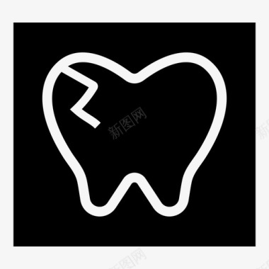 牙科x光牙科治疗牙医图标