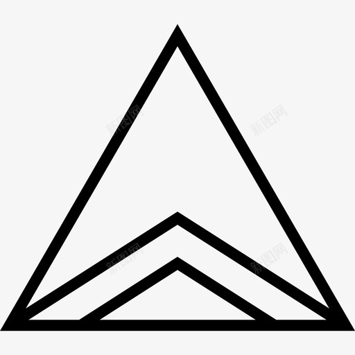 抽象三角形创意设计svg_新图网 https://ixintu.com 抽象 三角形 创意设计 形状 输出